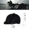Equestrian Helmet Flannel Breathable Outdoor Sports Multifunction Gear Adjustable Comfortable Equestrian Hat Horse Equipment 1