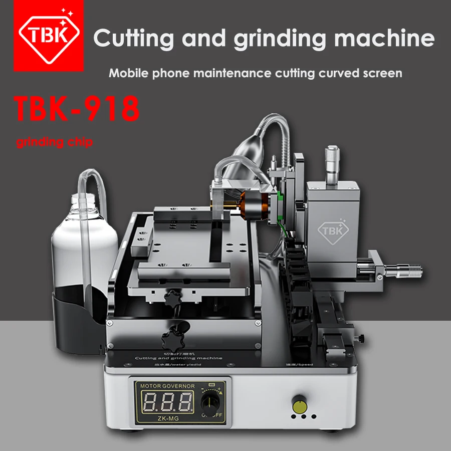 

TBK-918 Intelligent Cutting And Grinding Machine Mobile Phone Maintenance Cutting Curved Screen Grinding Chip