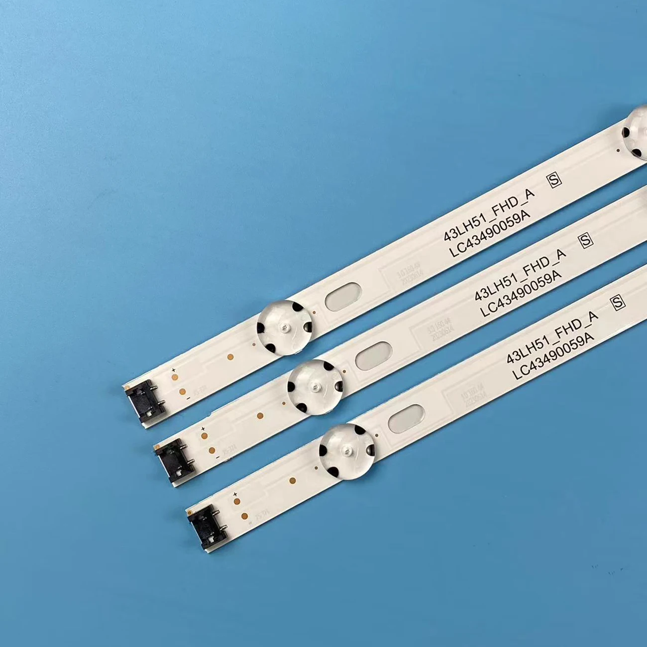 Faixa de Retroiluminação Led para lg 43uj635v 43uk6300plb 43uj651v 43uj634v 43uj630v 43uj561v 43uj655v Lc43490059a Lc43490058a - Imagem 4