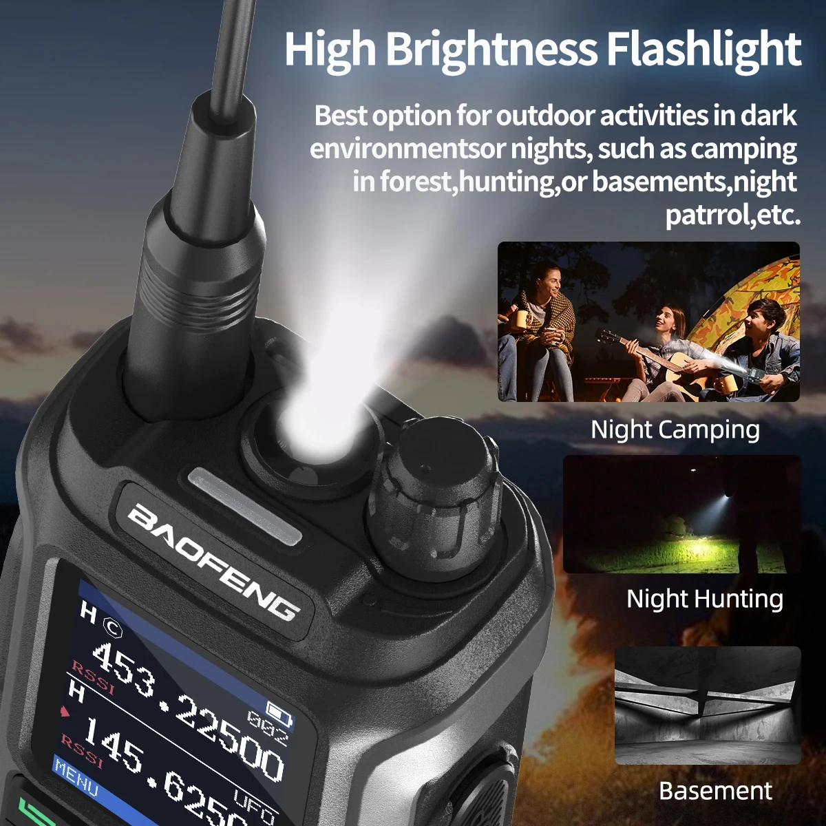 Baofeng UV 21 Pro V2 Am Wireless Copy Frequency Walkie Talkie Long Range Flashlight Type-C Charger Ham Radio UV-5R BF-888S 5