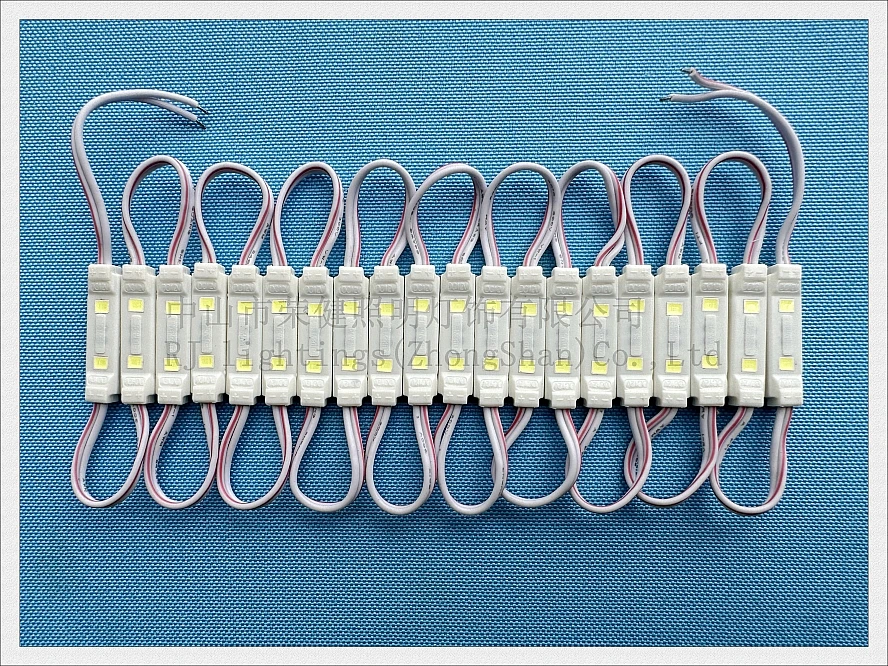 주입 LED 모듈 미니 글자용 방수 LED 조명 모듈 SMD2835 DC12V 2led 0.6W IP65 28mm(L)* 6mm(W)* 5mm(H)