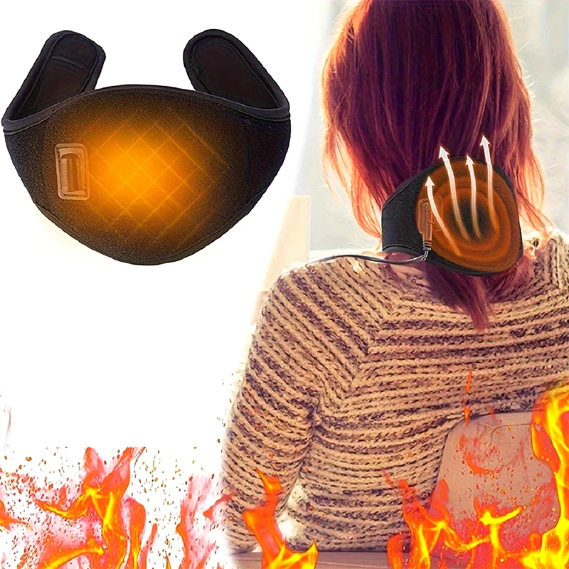 Electric Heating USB Neck Protector Heat-generating Belt Home Portable Warm Neck Massager Scarf