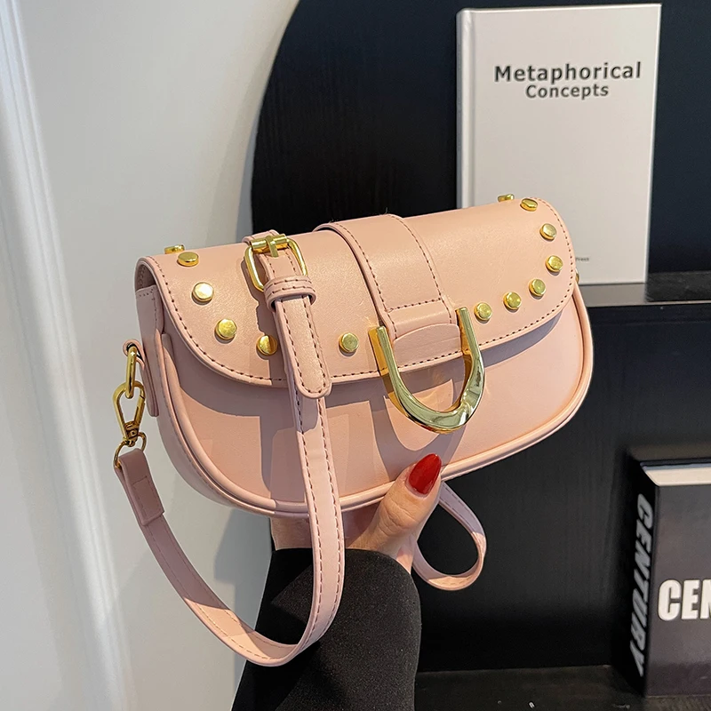 

Нишевая дизайнерская женская сумка, новинка 2023, популярная женская сумка-мессенджер, сумка через плечо, сумка-Седло под подмышку