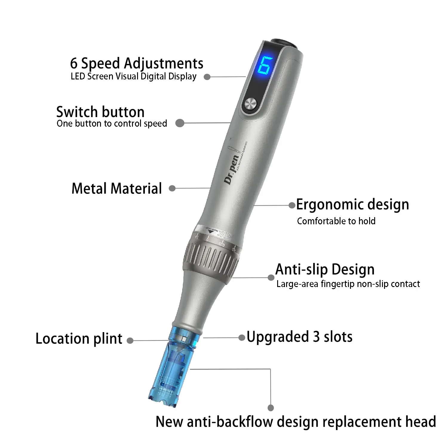 Professional Wireless Dr. pen Ultima M8S 22pcs Needles Cartridges Microneedle Pen Skincare Kit Home Use Beauty Machine