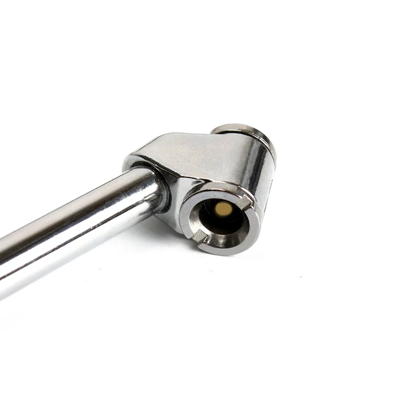 Tire Air Pressure Gauge 10-150PSI Heavy Duty Straight-on Dual Head Truck Service Tool