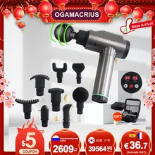 

Professional Deep Tissue Muscle Electric Massage Gun With Portable Bag Exercising Athletes Relaxation Slimming Pain Relief