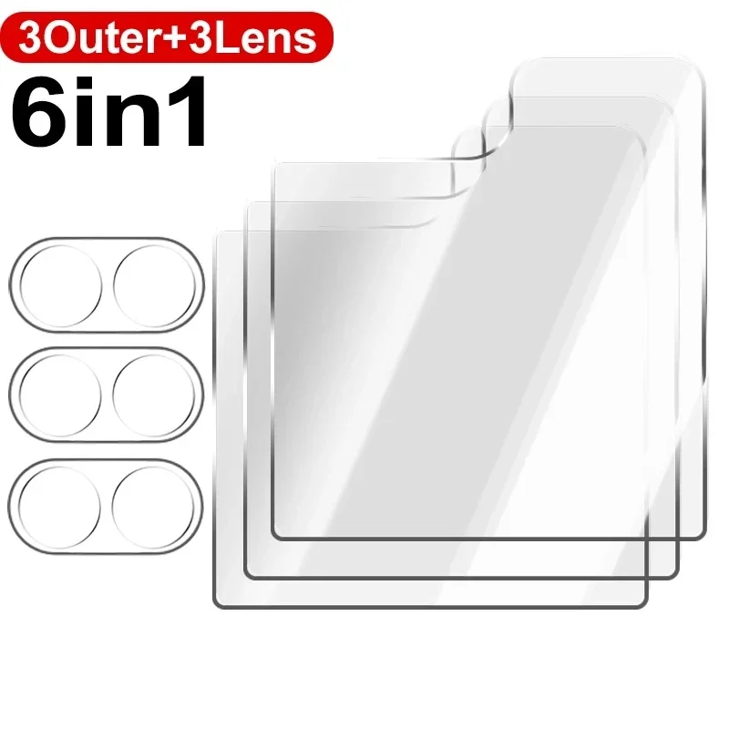Premium Tempered Glass Screen Protector with HD Anti-Scratch Camera Lens Film