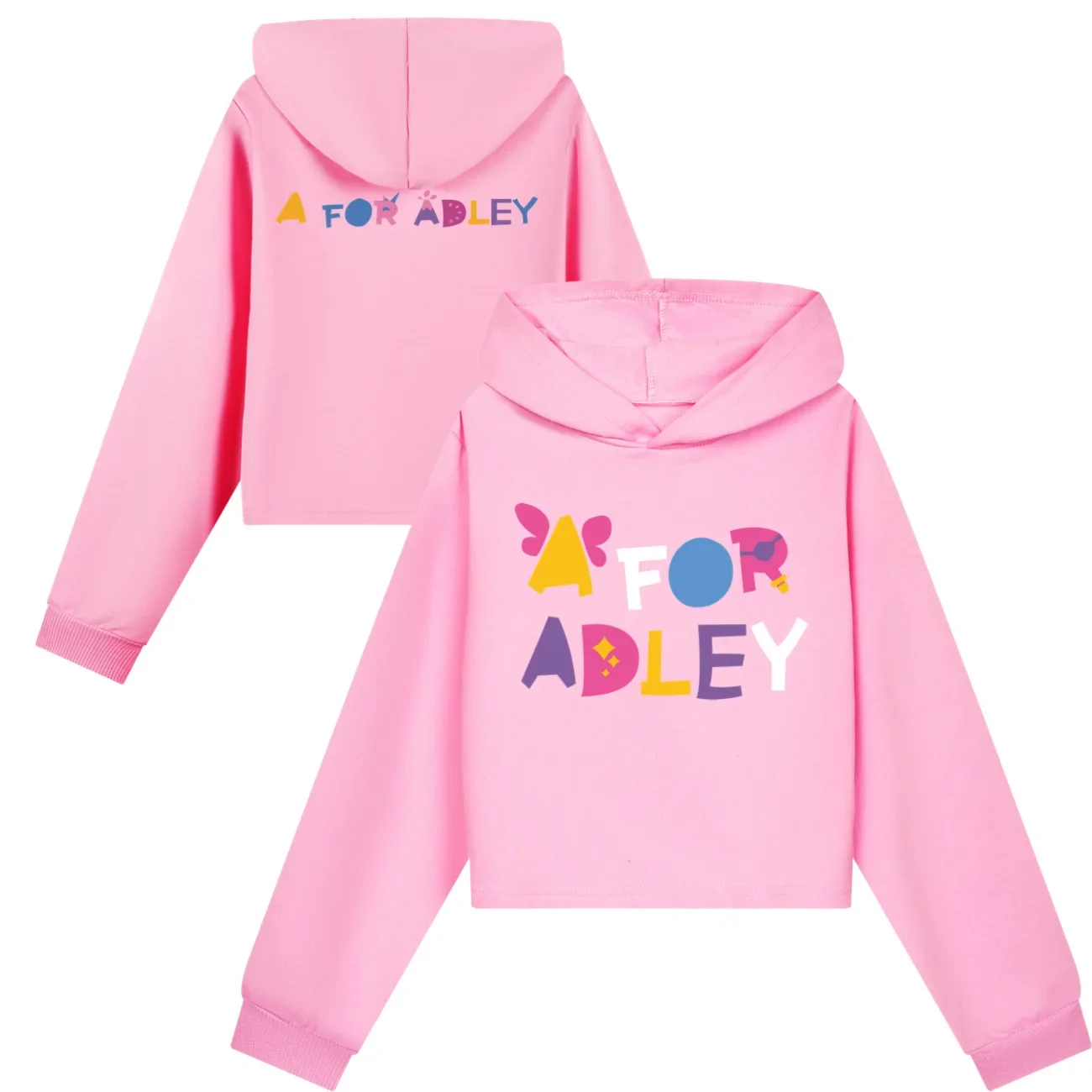 Cropped Hoodies Girl Clothes Girls Hoodie Set Children A For Adley Clothing Spring Hoody Kids Long sleeve Casual Tops 1972