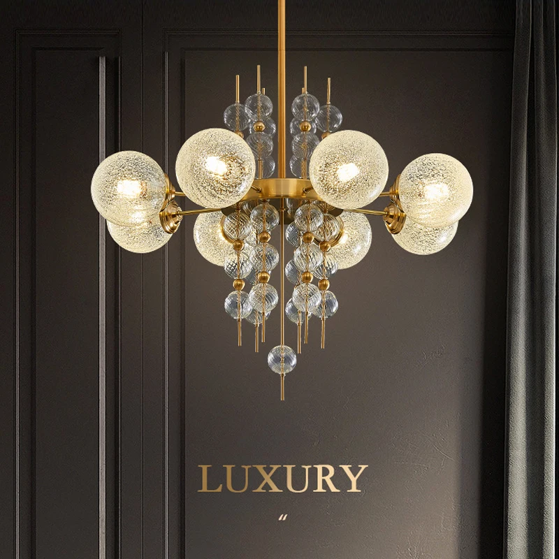 

Modern Living Room Chandelier Creative Design Luxury Home Decoration Acrylic Lampshade Lamp Bedroom Dining Room Led Chandelier