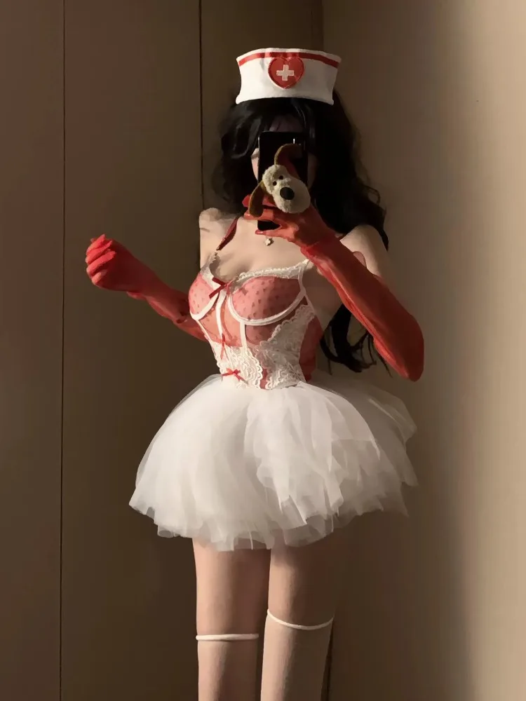 Naughty Dress Uniform Cosplay Cute Hot Sexy Lingerie Costumes Maid Servant Anime RolePlay Party Stage Lolita Clothing Exotic Set