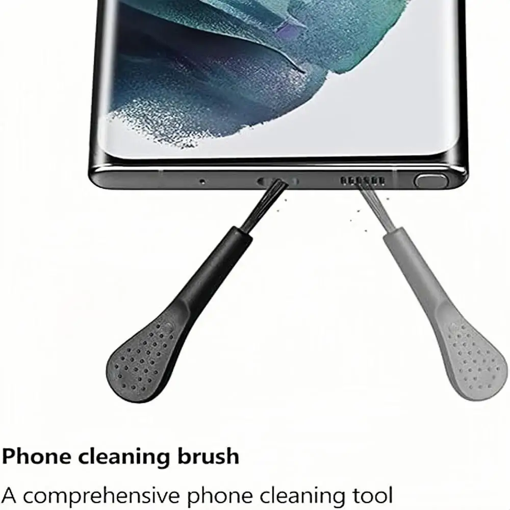 USB-C Dust Plug Set with Cleaning Brush - Anti-Dust Charging Port Covers (4-Pack)