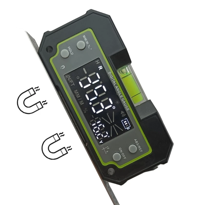 4x90° 파인더 각도기(자석 베이스 디스플레이 데이터 전송 포함)