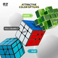 [ECube] QiYi 2024 NEW Mirror Cube Stickerless Magnetic 3x3x3 Smooth Speed Cube Toys Mirror Blocks Cube Professional Puzzle Cubes 2