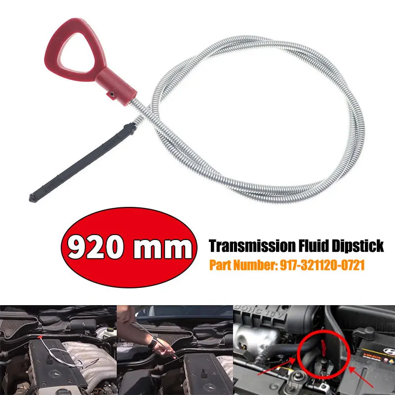 Transmission Dipstick For Mercedes 722.6 Transmission - Replaces OE 140589152100 & 1409910055, Fits W140 W220 W211 Etc.