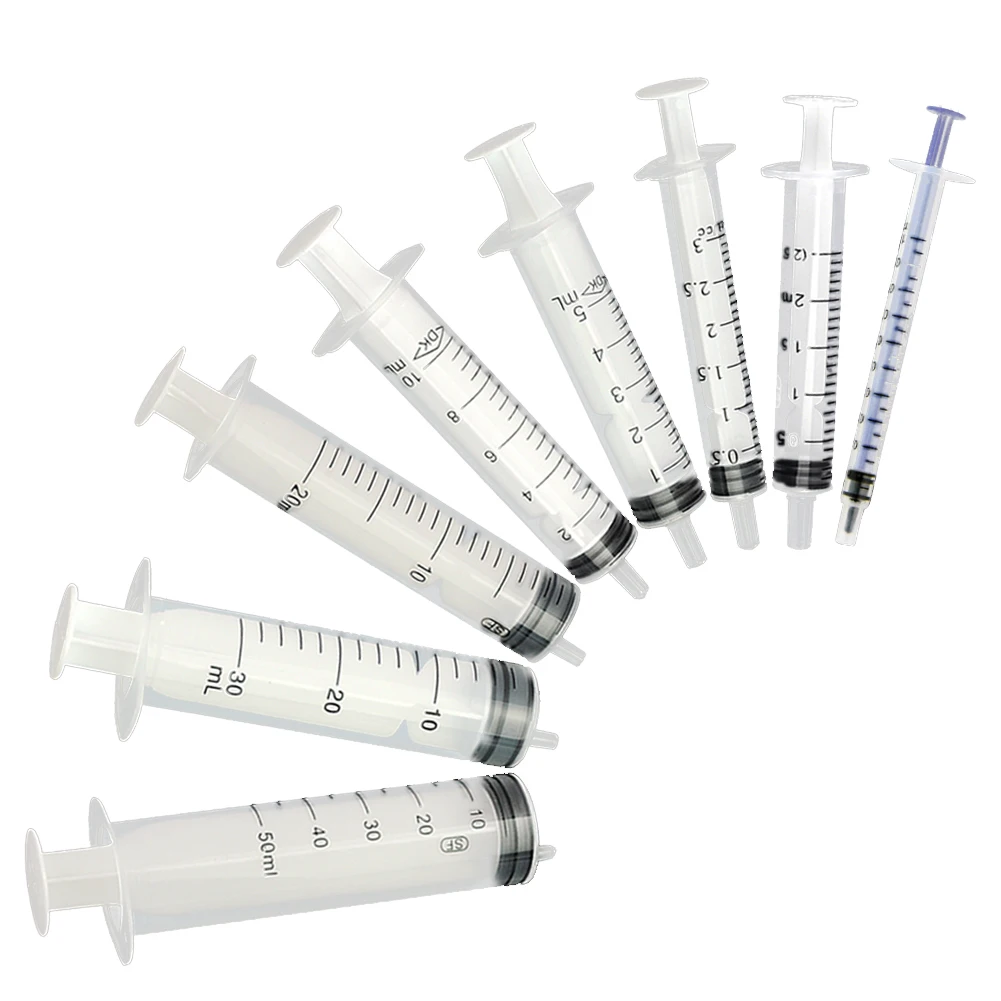 10Pcs 1 50ml Syringe Injector Mixture Ink Cartridge Injection Without ...