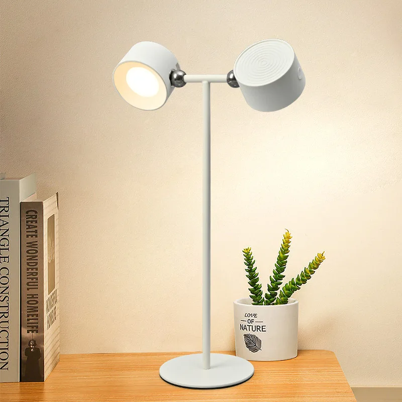 

Rechargeable wall lampsmall night lamp desk lamp reading lamp wiring free bedside lamp RGBCW atmosphere lamp magnetic suction