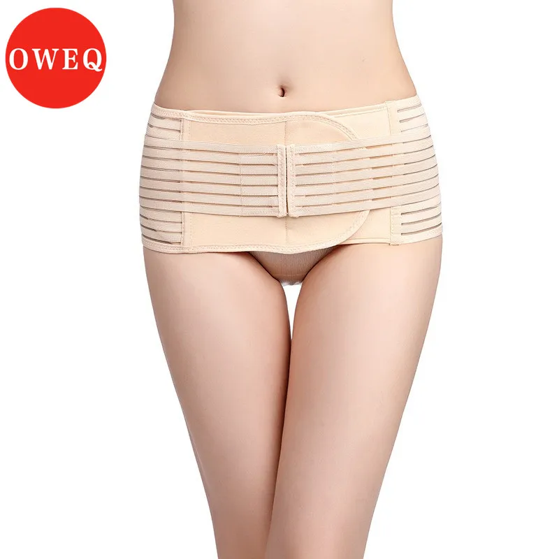 OWEQ Pelvic Correction Belt Women Postpartum Recovery Tighten Belt Postpartum Slimming Recovery Band Hip Up Body Shaper