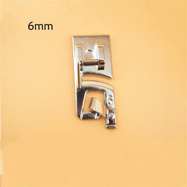 13 16 19 22mm Domestic Sewing Machine Foot Presser Foot Rolled Hem Feet For  Brother Singer Sew Accessories - AliExpress