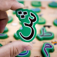 Learning Arabic Letter Puzzle Wooden Toys Early Jigsaw Alphabet Puzzle Preschool Educational Baby Arab Toy for Children 1