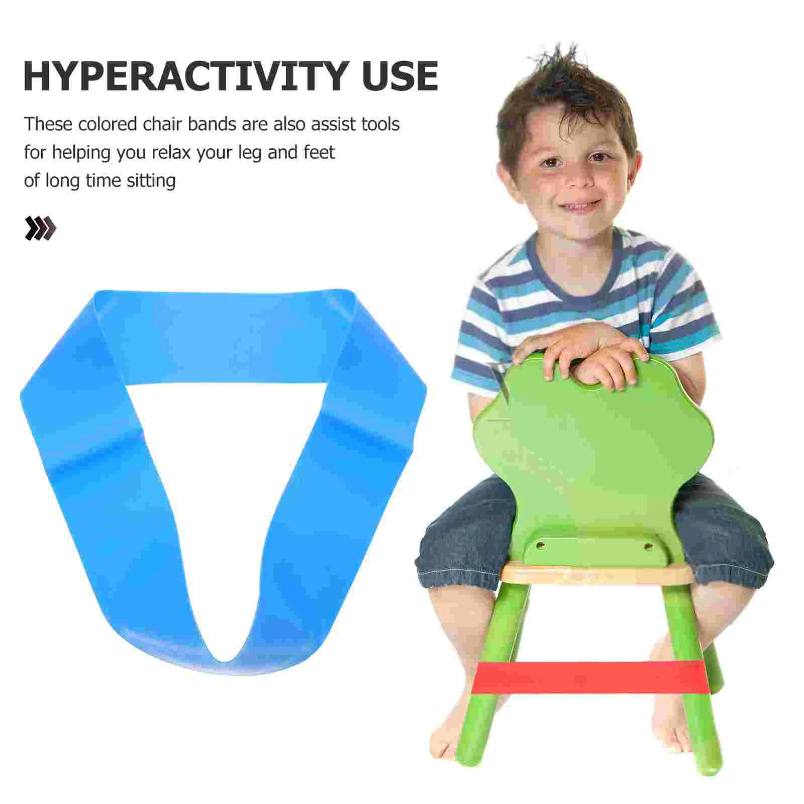 thumbnail image 2 of Aazon.co: Chair Bands For Kids With Fidgety Feet - 10 Pack Fidget 2 of 13