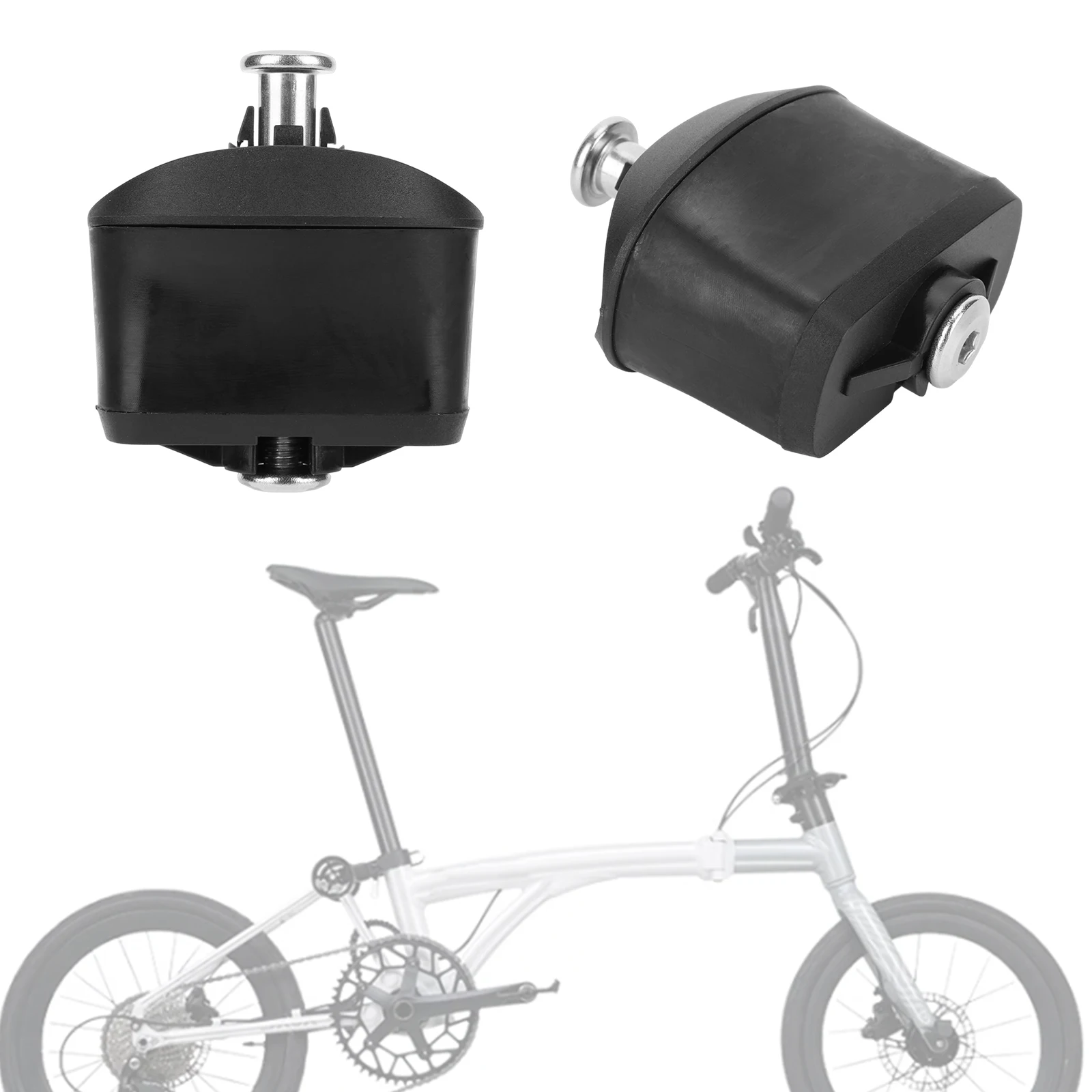 강화 TPU 경량 사각형 충격 흡수 장치 교체용 접이식 자전거 리어 쇼크 업소버 (자바 네오/브롬톤/플라인 자전거용)