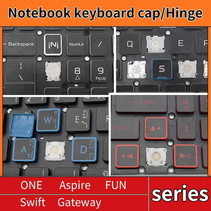 Substituição Keycap para Acer Nitro Scissor Retainer Clip Dobradiça Teclado Botão Chave An51551 An515-52 An515-53 An51541 An51531