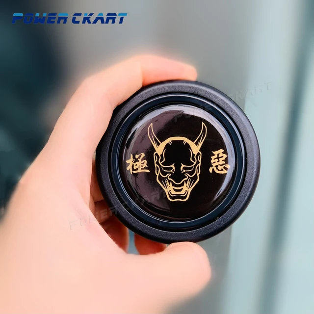 JDM Anime Car Modified Steering Wheel Horn Switch Button Center Cap Anime  Culture Car Interior Parts For Universal - AliExpress