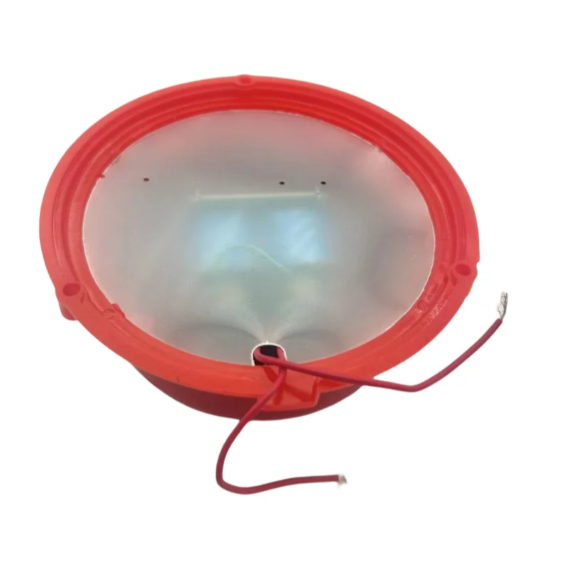 AC 220V 100mm 4 inch Dia Schools Fire Alarm Round Shape Electric Bell Red