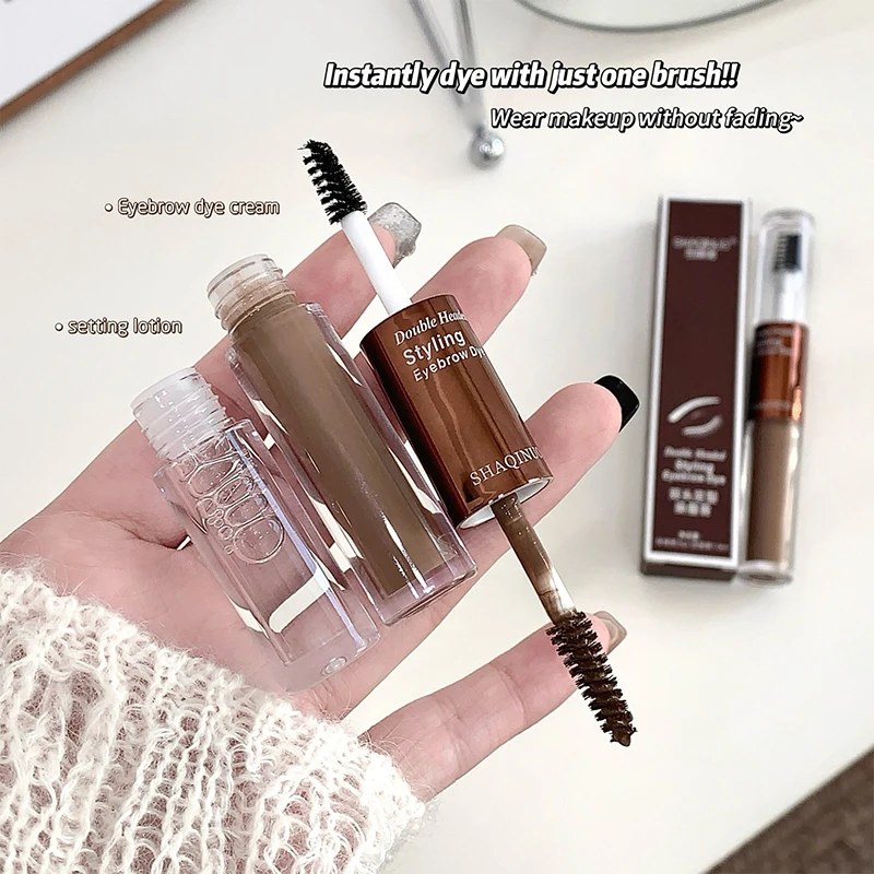 SHAQINUO Dual-Ended Eyebrow Mascara-Shape & Color with Long