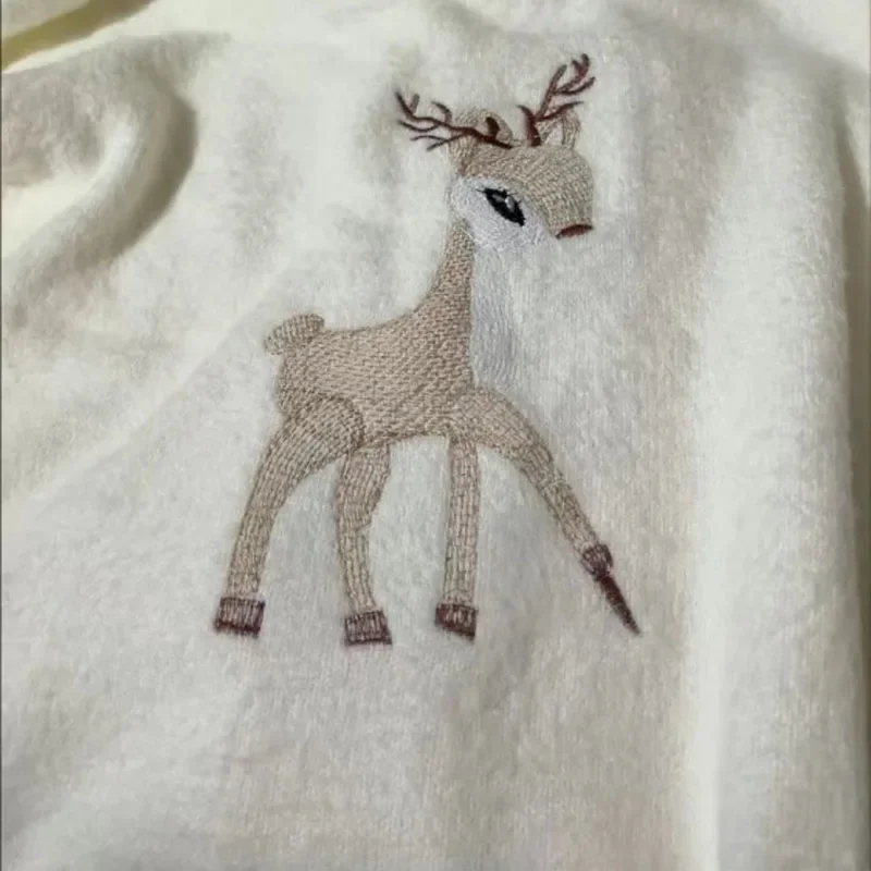 Biyaby التطريز الغزلان الدافئة لاعبا امرأة 2023 ال...