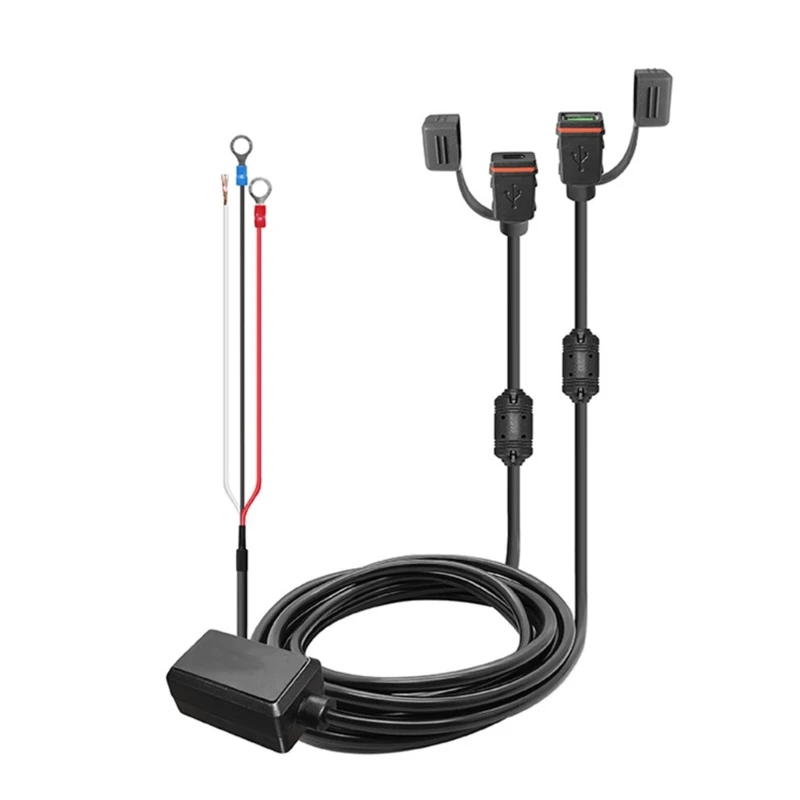 

Waterproof Motorcycle USB PD Phone Power Supply Adapter Dustproof Cover