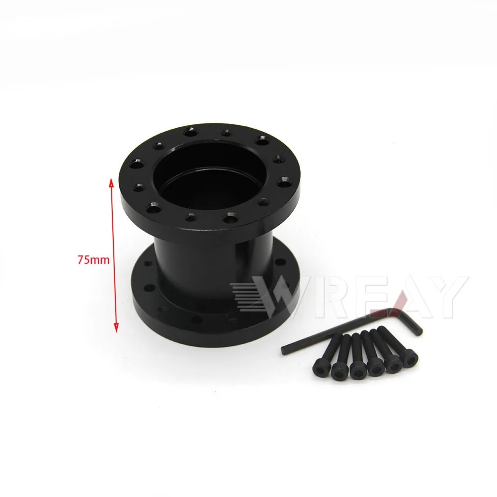 Universal Steering Wheel Hub Spacer 12.5MM 25MM 35MM 40MM 50MM 75MM Steering Boss Kit Adapter Spacer