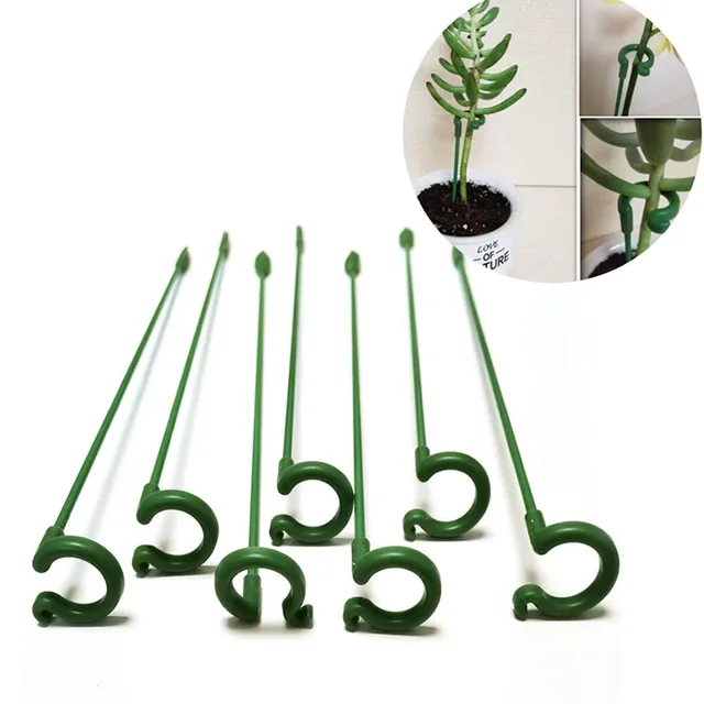 1-15PCS Plant Supports Stakes Flower Stand Sticks Reusable Plant Clips Bonsai Fixing Tool Flower Grow Holder Garden Tools 4