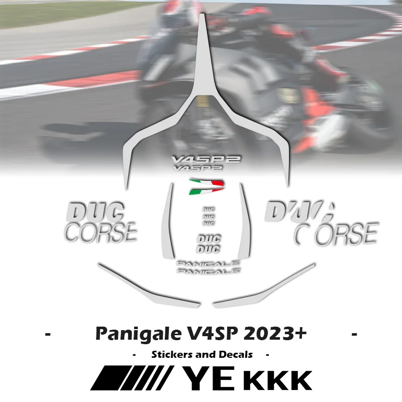 

2023 2024 Panigale V4 V4S V4R V4SP2 Fairing Shell Sticker Decal Lines For Ducati Supersport Panigale V4 V4S V4R V4SP2