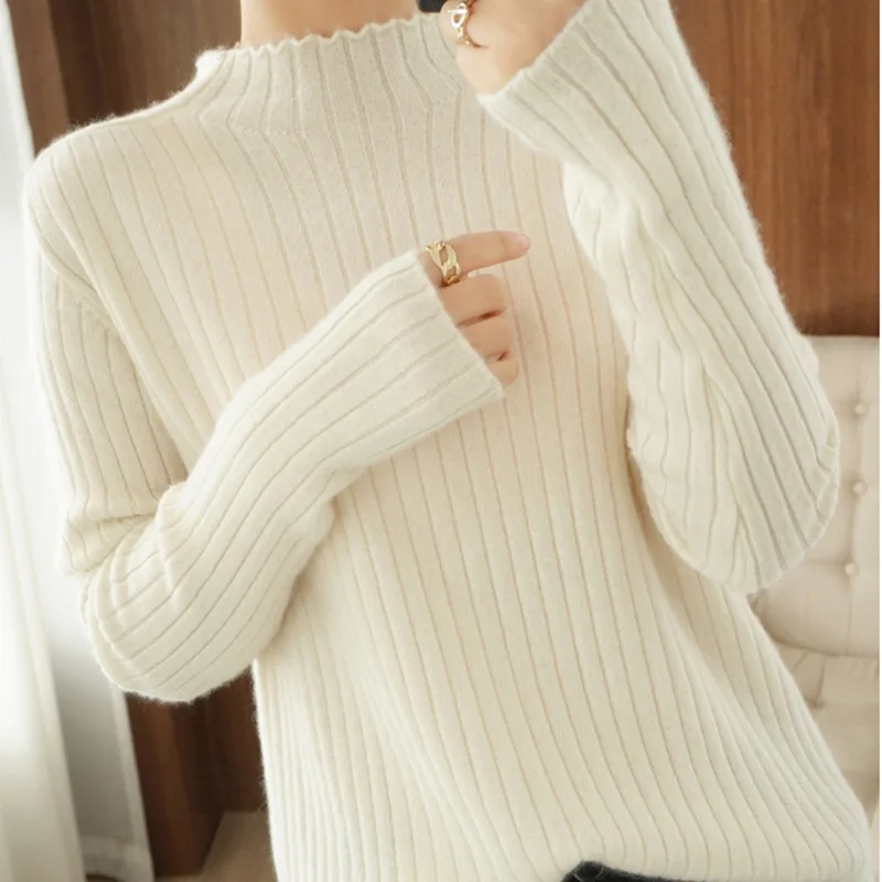 

Women's bottoming shirt long sleeve autumn and winter new Korean version of loose Western style Joker pullover sweater