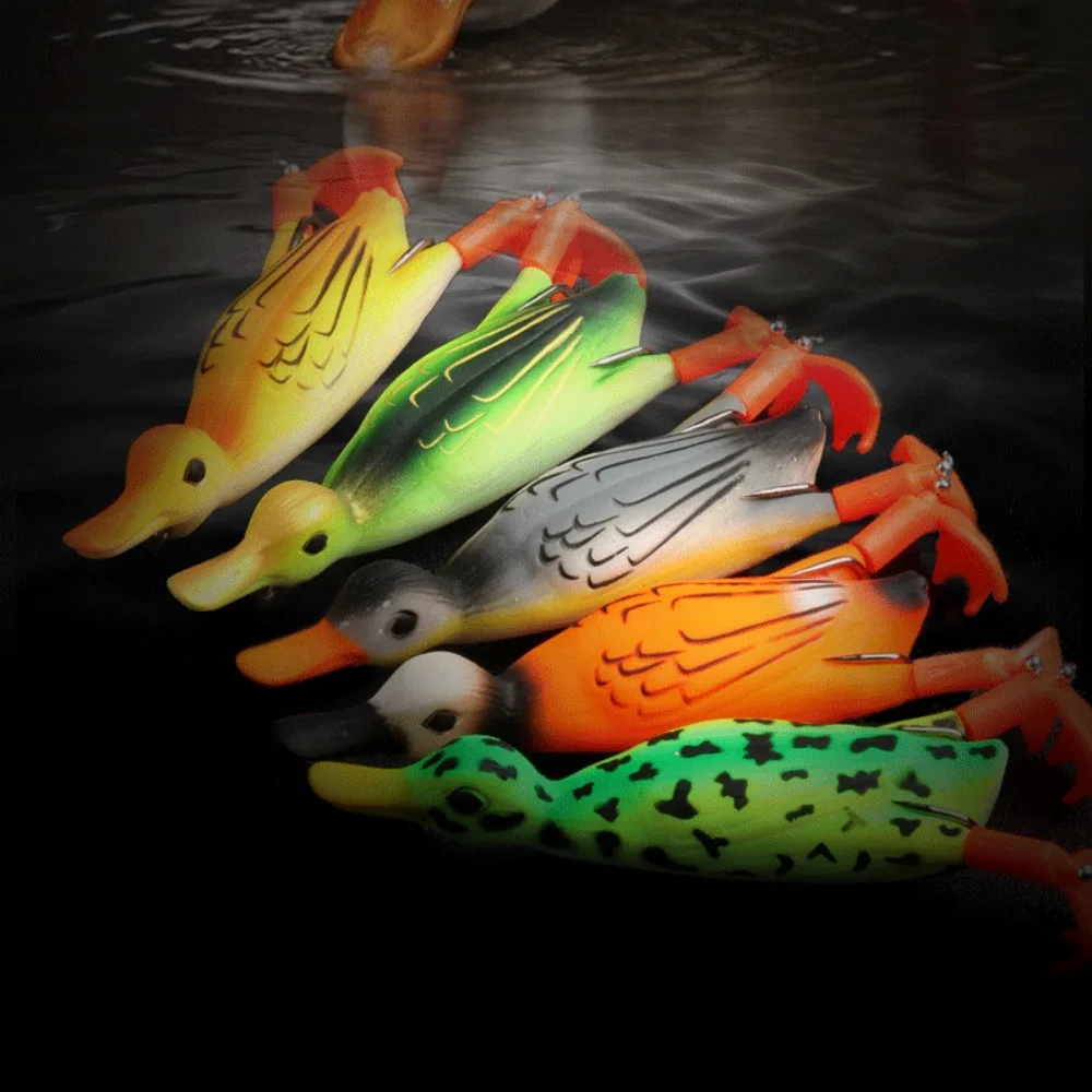 

9cm 12g Flipper Duck Wobblers 8 Colors Bass Duck Double Propeller Artificial Fishing Lure Duck Fishing Accessories Soft Lures