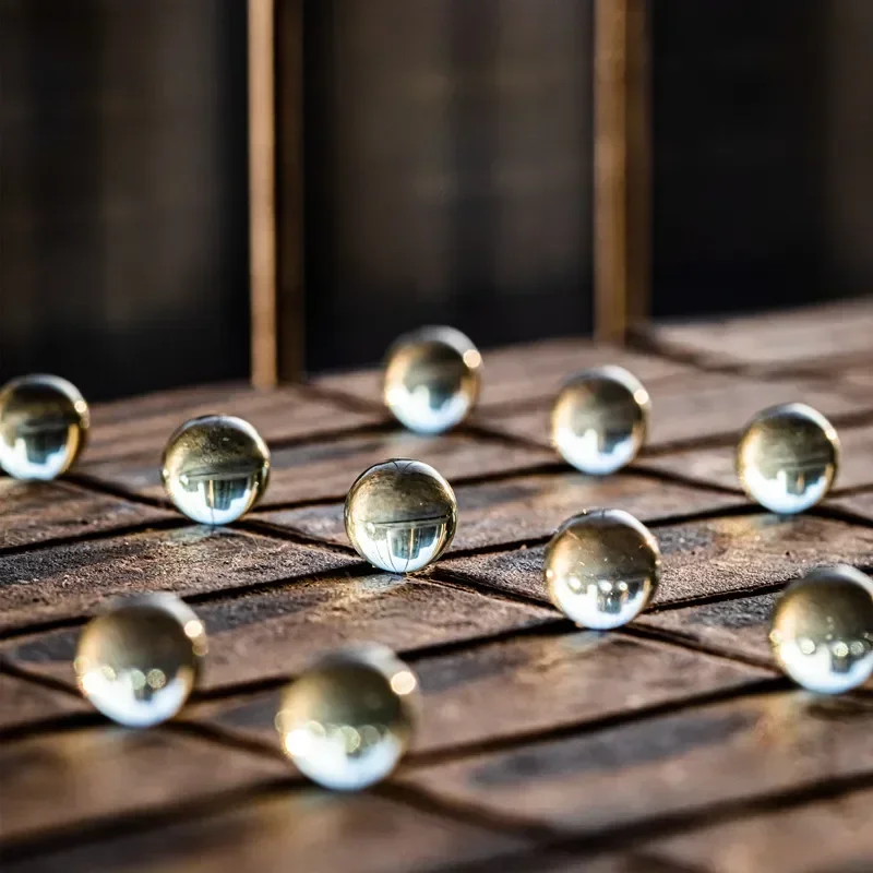 Glass Marbles Laboratory Anti-boiling Glass Beads High Precision Ball For Mechanical Bearing Slide 6.35 mm 1000 / PK
