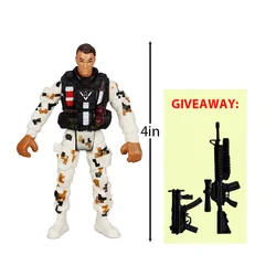 Elite Force Action Figure Toy - Military Soldier with Accessories for Children (Type 1)