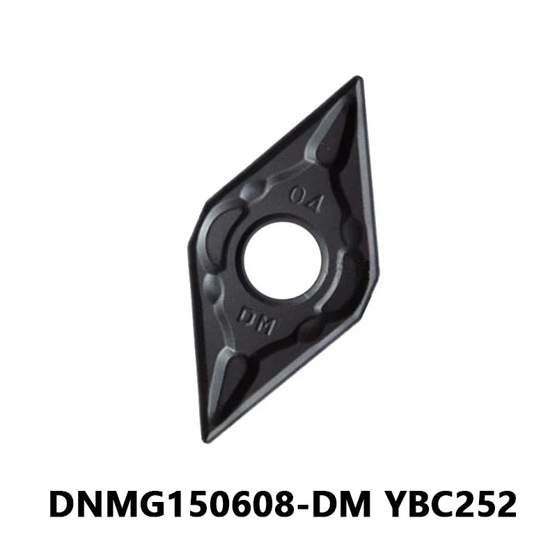 

DNMG150608 DNMG150608-DM YBC252 CNC Inserts for Steel Machining External Turning Tool CNC Carbide Lathe Cutting DNMG 150608