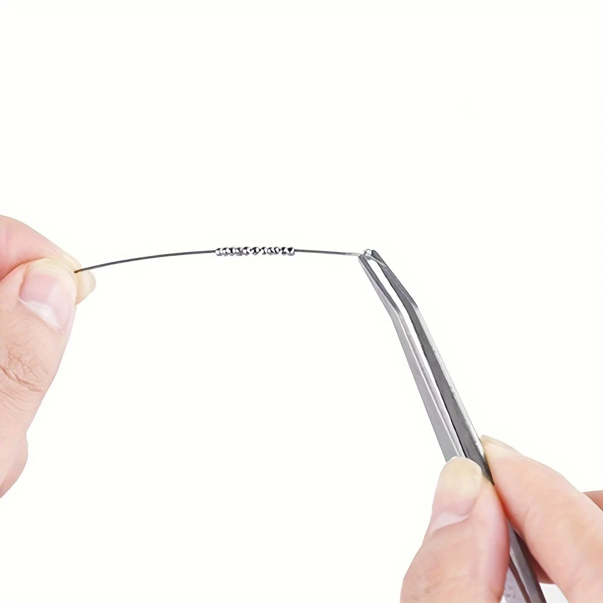 DIY Jewelry Making Tool Set 8pcs Handmade Pliers, Scissor, Tweezers, Jump Ring Opener, Suitable For Jewelry Handmade Pracise - 4