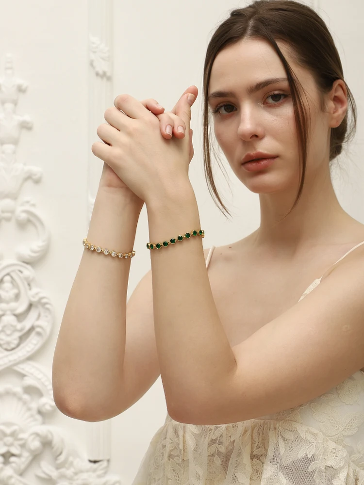 Colorful Zircon Bracelet Detail