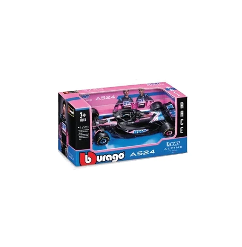 New Bburago 1:43 A524 BWT Alpine F1 Team 2024 #31 Esteban Ocon #10 Pierre Gasly Alloy Car Die Cast Model FORMULA 1 Racing Car 5