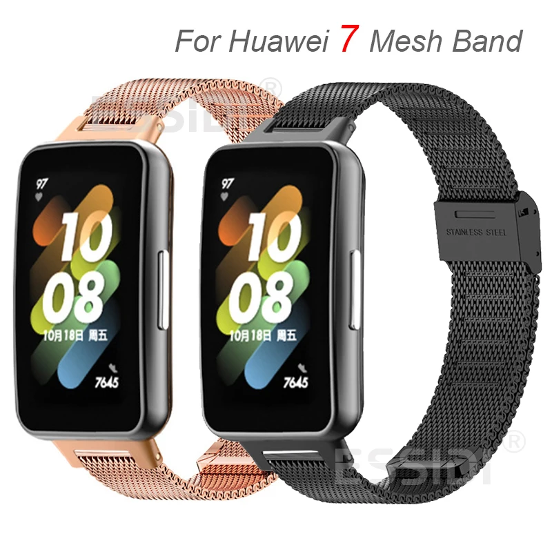 Essidi yeni örgü Watch Band Correa için bant 7 paslanmaz çelik Milanese