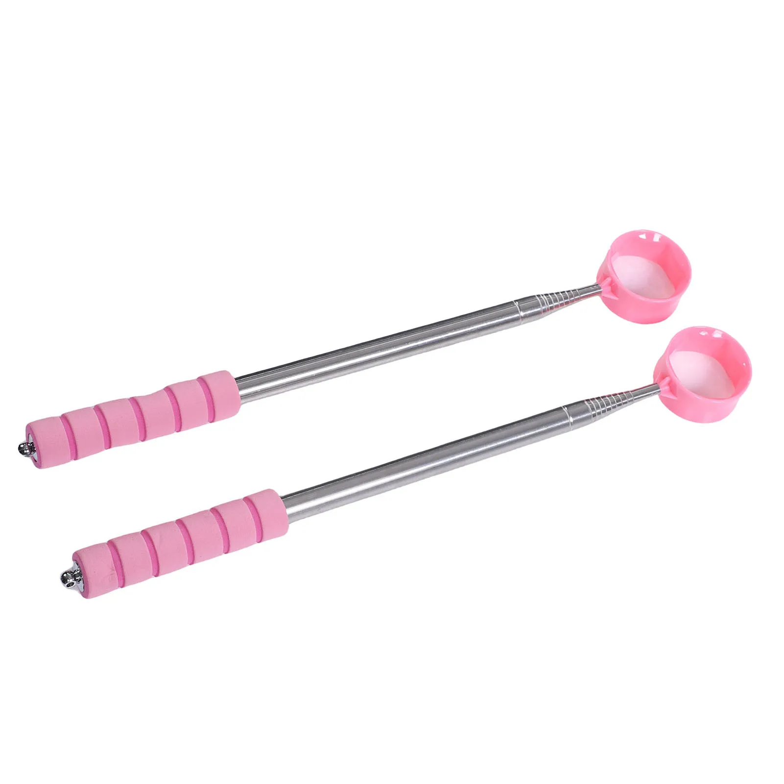 2pcs Stainless Steel Telescopic Club Ball Retrievers Lightweight Club Ball Grabbers Pickers Course Accessories
