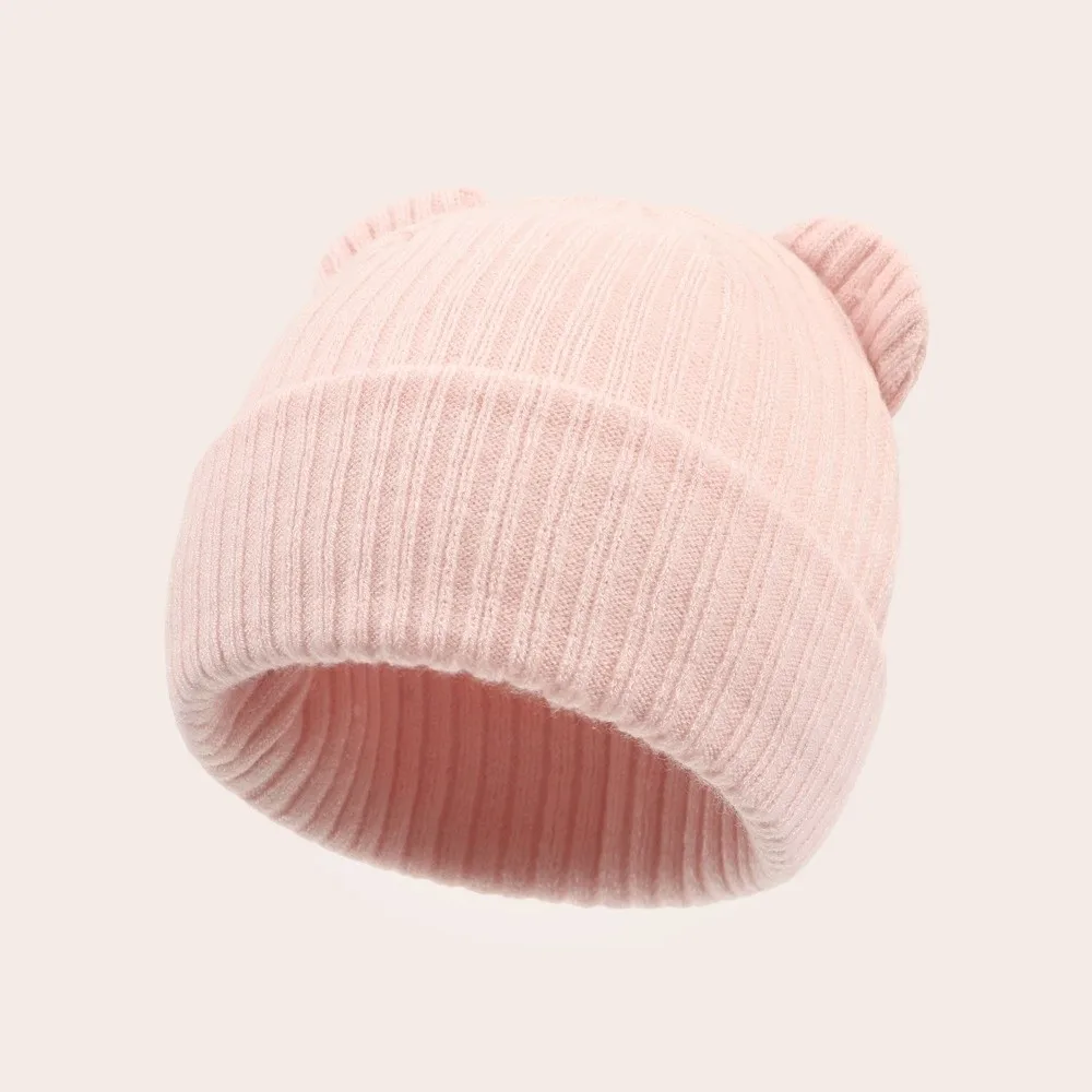 Warm Knitted Beanie Cap for Kids
