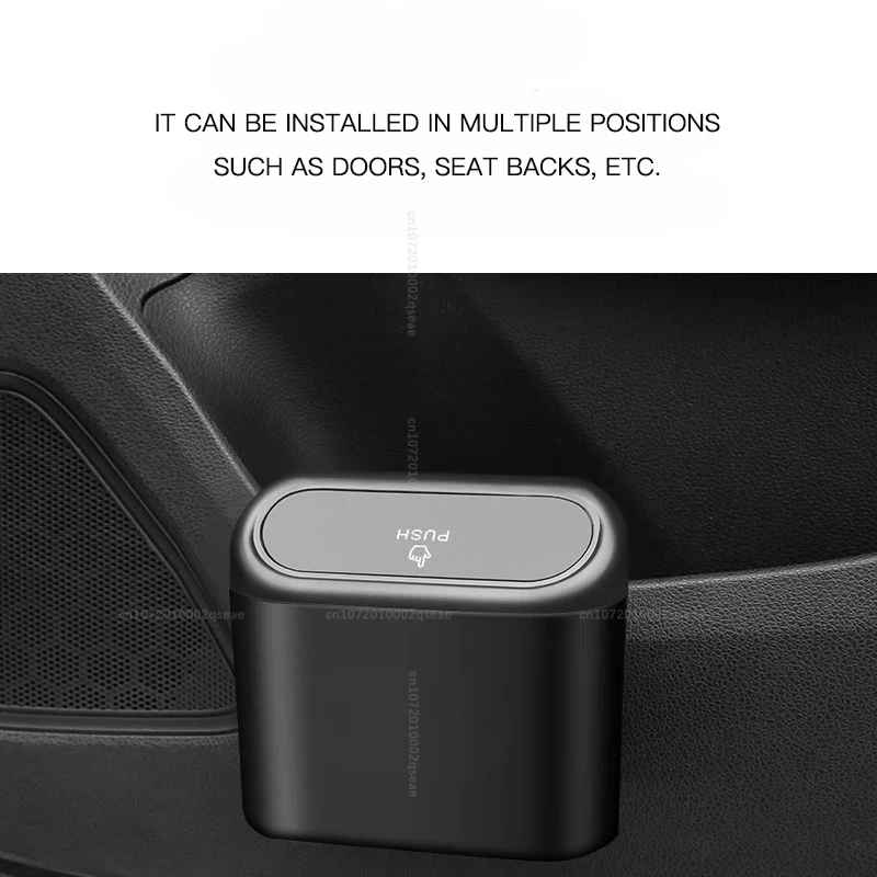 Car trash can storage box Car Pressing Type trash can For ZEEKR X 001 009 ZEEKR 001 009 Auto Accessories
