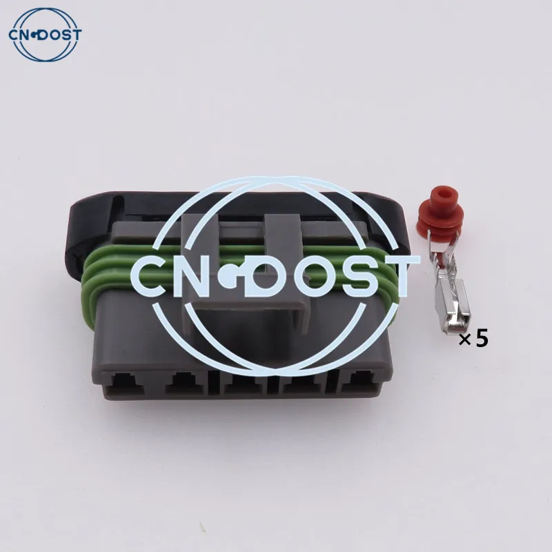 

1 Set 5 Way Waterproof Car Connector Electric Blower Fan Harness Socket 12084891 1218-6400 12186400