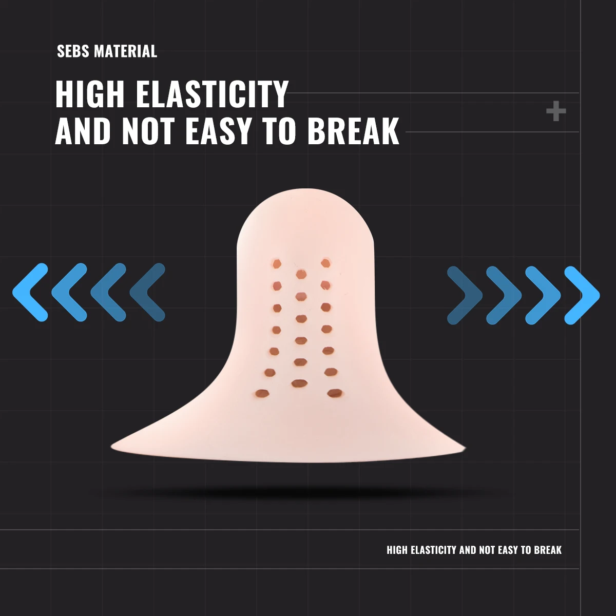 2pcs Soft Breathable Silicone With Holes Toe Protector Protects Toes from Scrapes and Bruises Suitable Night And Home Use