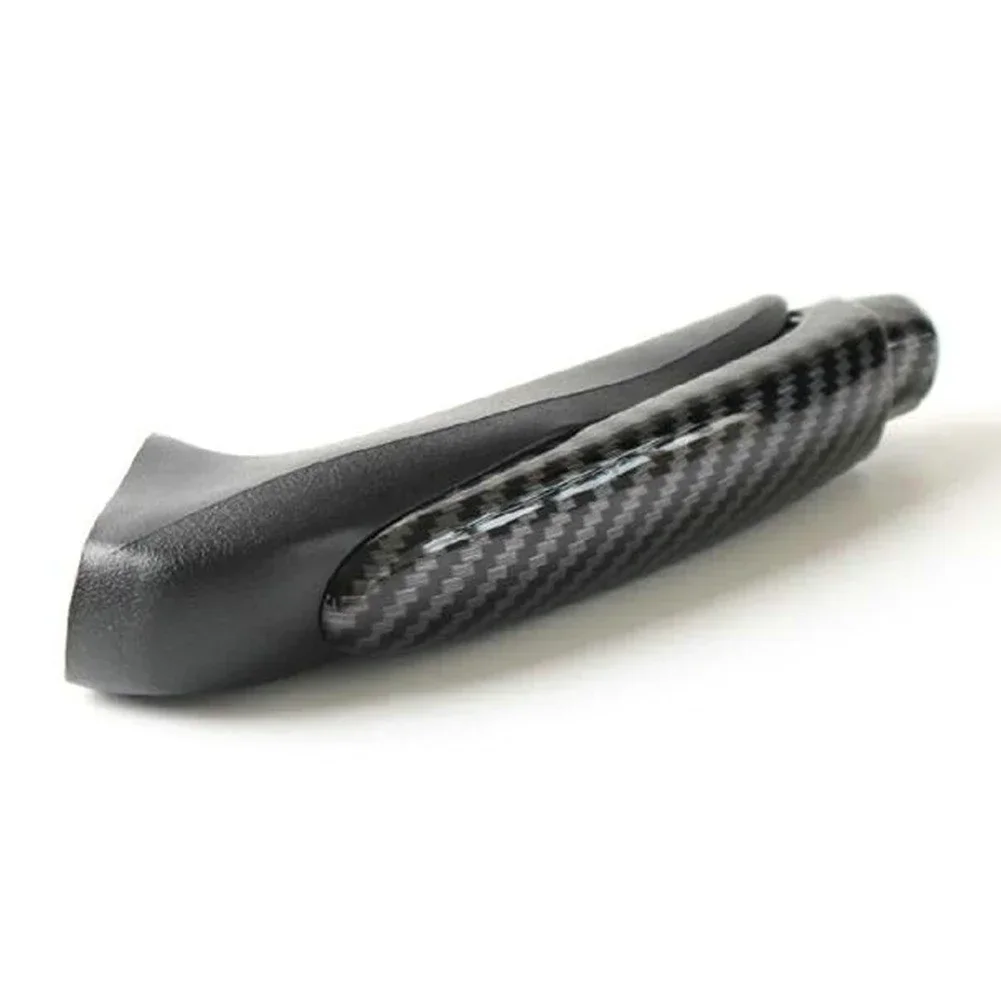 Car Front Hand Brake Handle Cover For Honda Civic Coupe Sedan 2006-2011 Carbon Fiber Style Front Hand Brake Trim Cover handbrake button cover