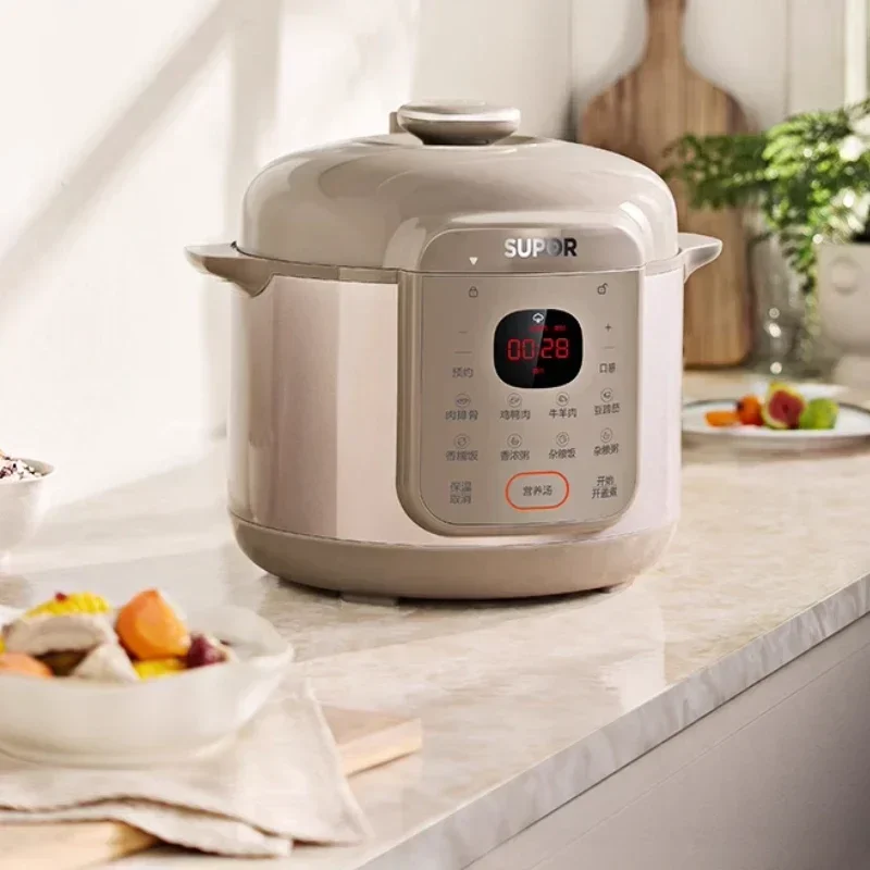multi-function Electric pressure cooker household  double bile 5-liter pressure cooker rice cooker new smart reservation 2